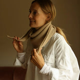 Hvid | Scarf Josephina | Sand