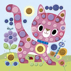 Janod | Ronde stickers huisdieren