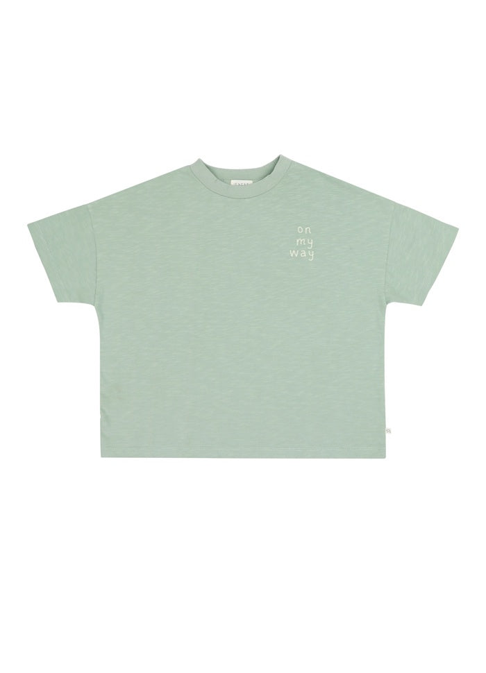 Jenest |Ben oversized t-shirt | Sage green