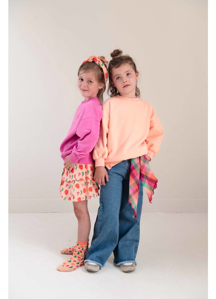 Jenest | Happy bird sweater | Fuchsia pink