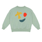 Jenest | Happy bird sweater | Sage green