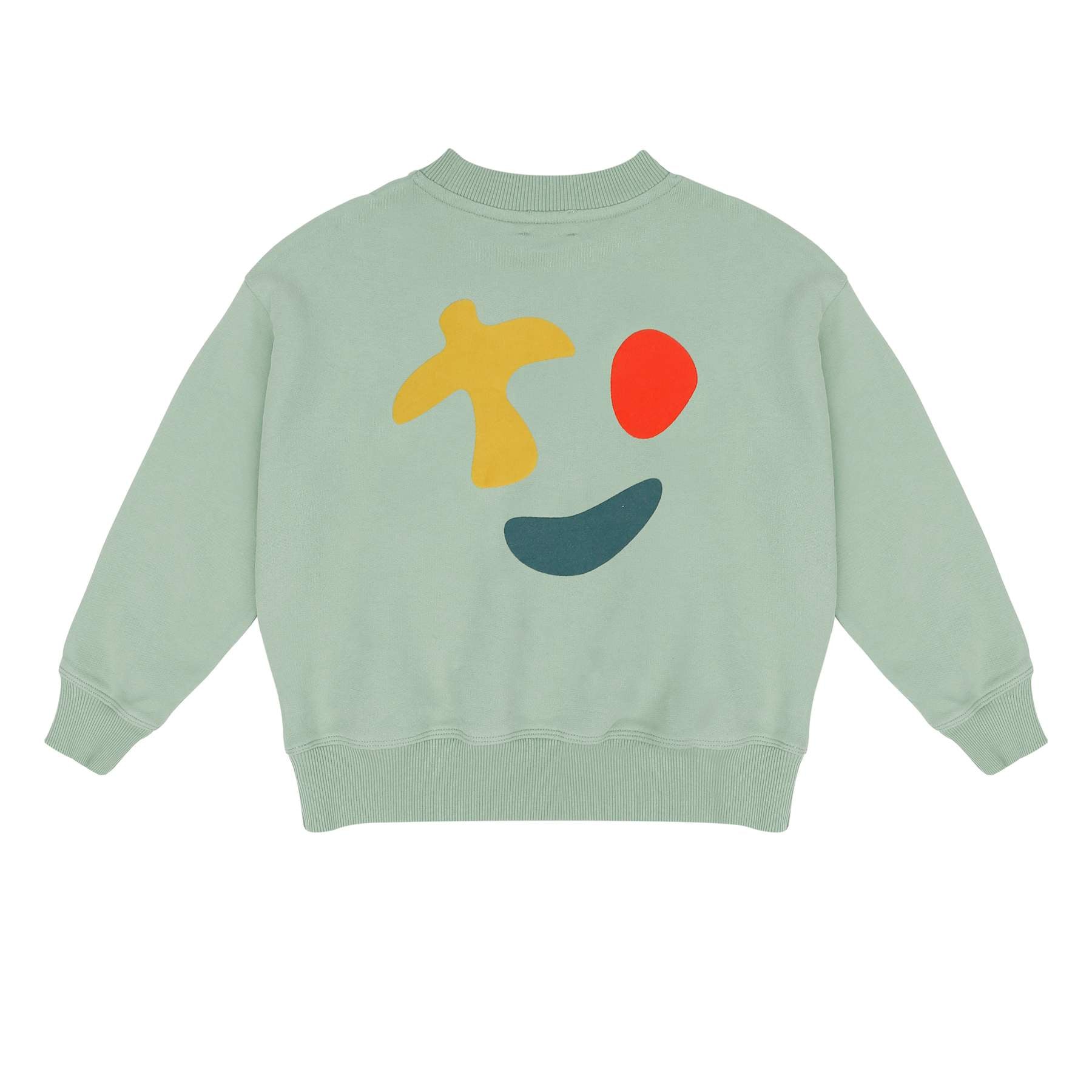 Jenest | Happy bird sweater | Sage green
