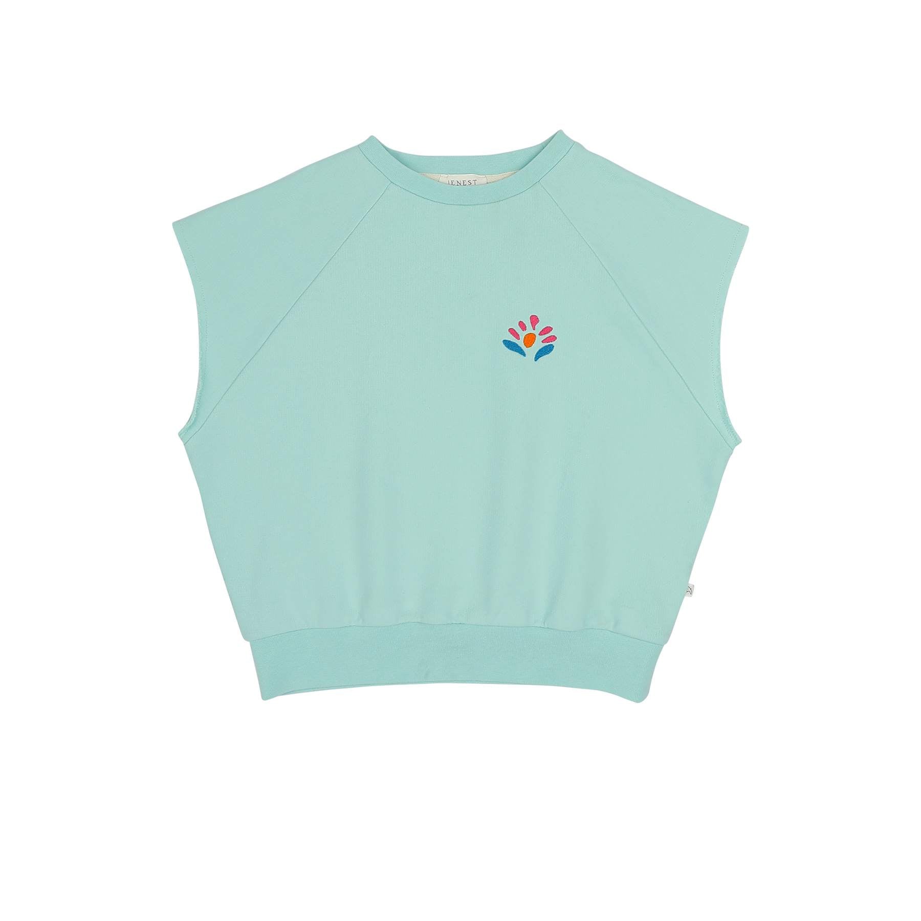 Jenest |Joey sleeveless sweater | Fresh green