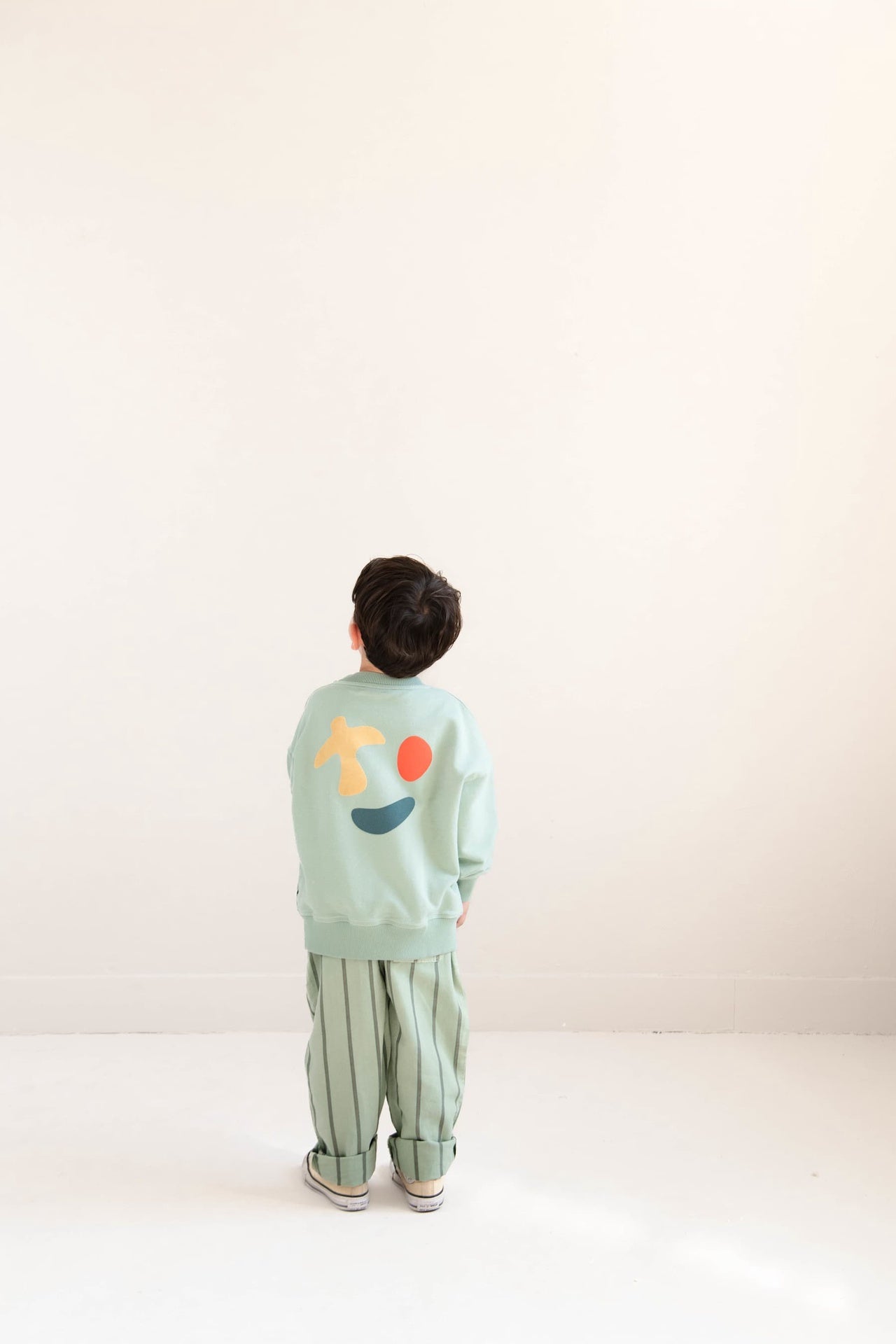 Jenest | Kick pants | Sage green stripe