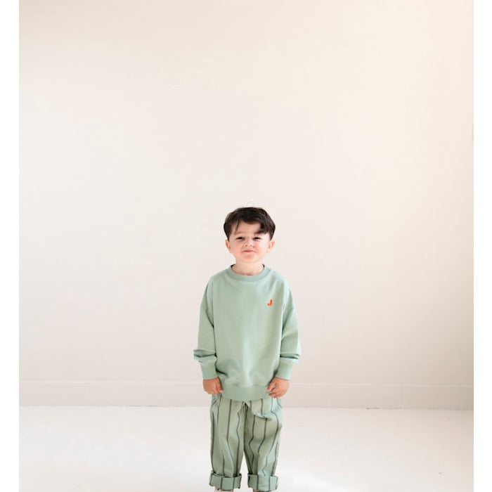 Jenest | Kick pants | Sage green stripe