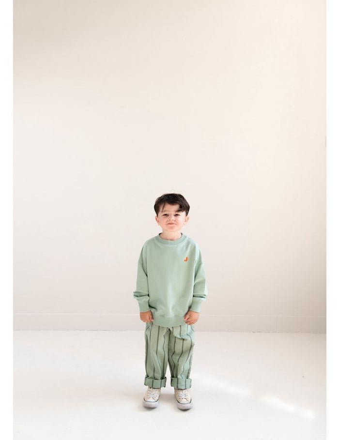 Jenest | Kick pants | Sage green stripe