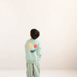 Jenest | Kick pants | Sage green stripe