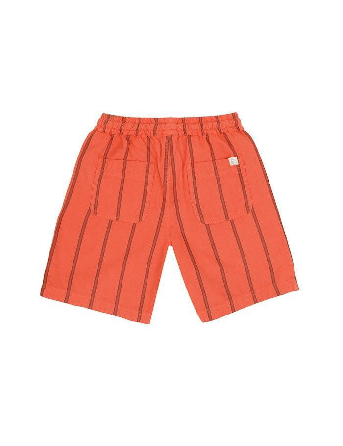 Jenest | Knox shorts | Coral orange stripes