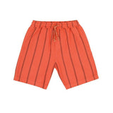 Jenest | Knox shorts | Coral orange stripes