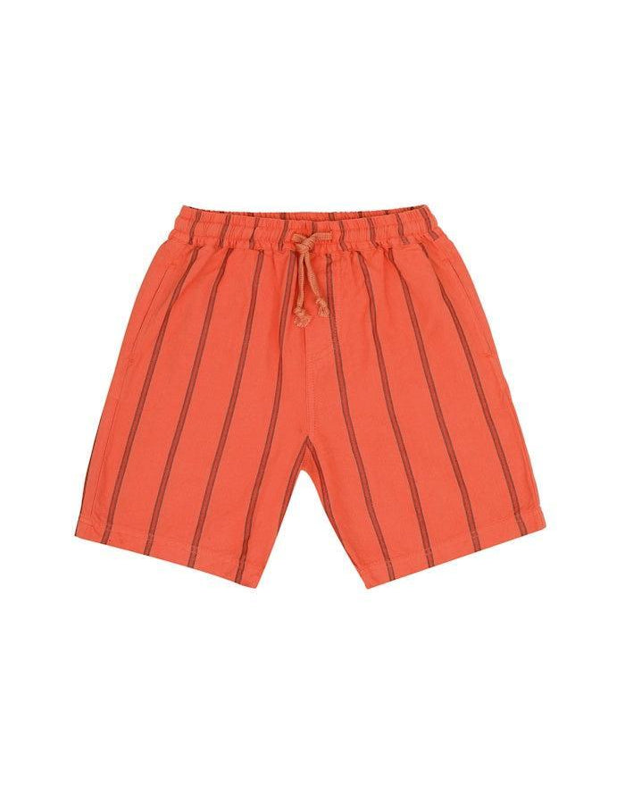Jenest | Knox shorts | Coral orange stripes