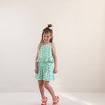 Jenest | Sofie top flower aop | Fresh green
