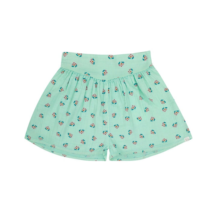 Jenest | Summer shorts flower aop | Fresh green