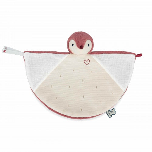 Kaloo | Knuffeldoek - Roze pinguin