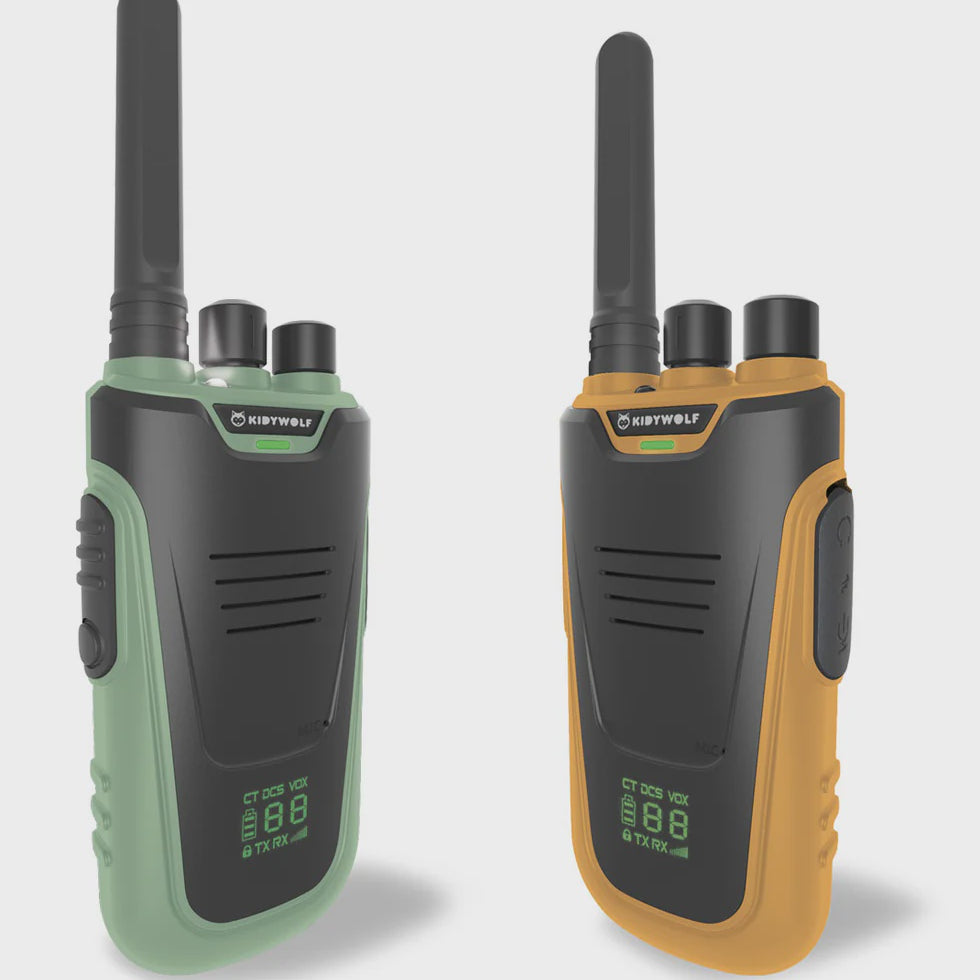 Kidywolf | Kiddytalk Walkie- Talkies | Green orange