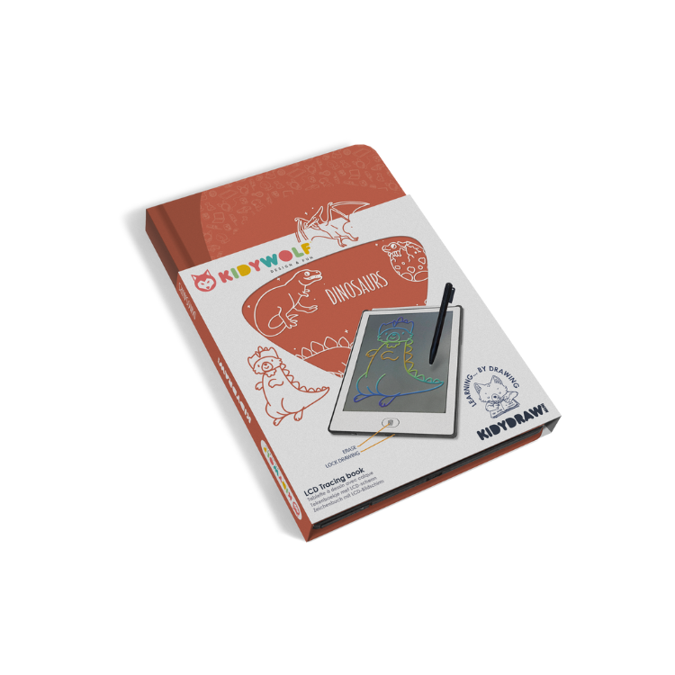 Kidywolf | Kidydraw Mini -Tekentablet Dinosaurus