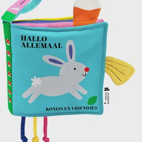 Knisperboekje | Hallo allemaal - konijn en vriendjes
