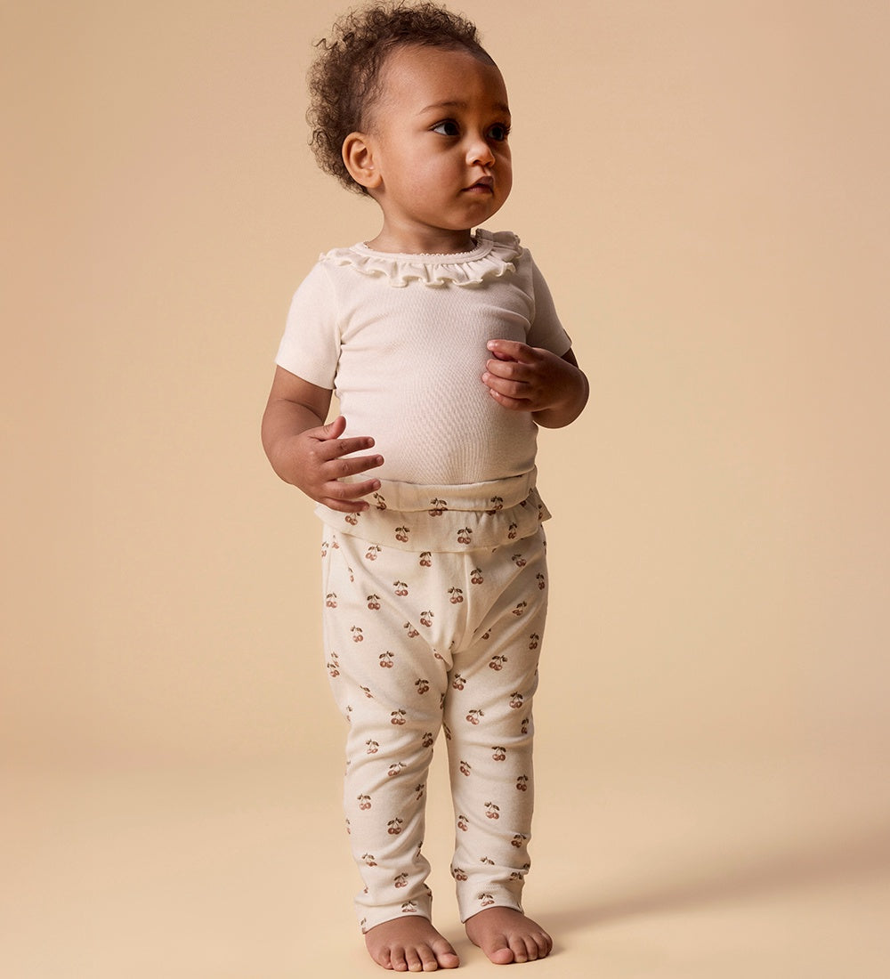 Lil' Atelier | Flayo pants - Coconut milk cherry