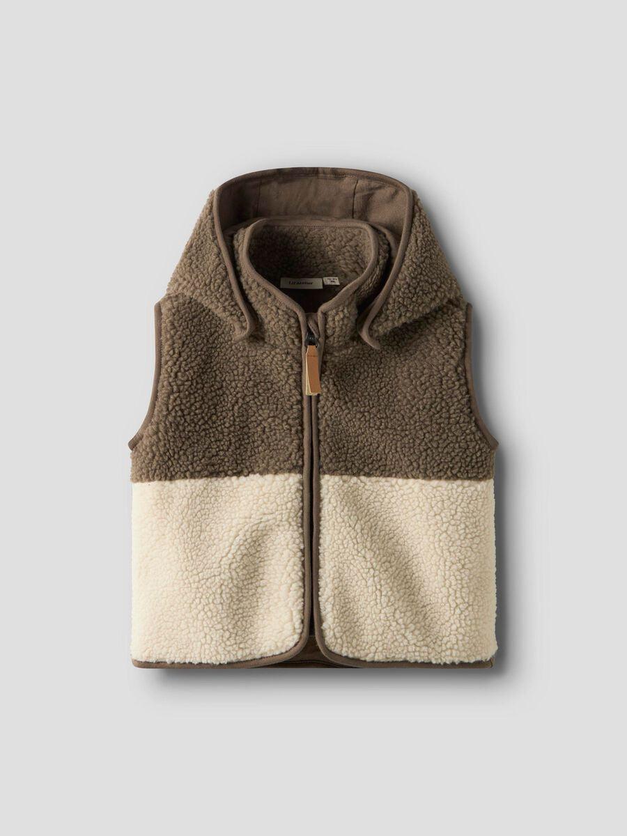 Lil' Atelier | Lajo loose vest | Turtle dove /shitake