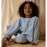 Lil' Atelier Tessie wide pant zen blue