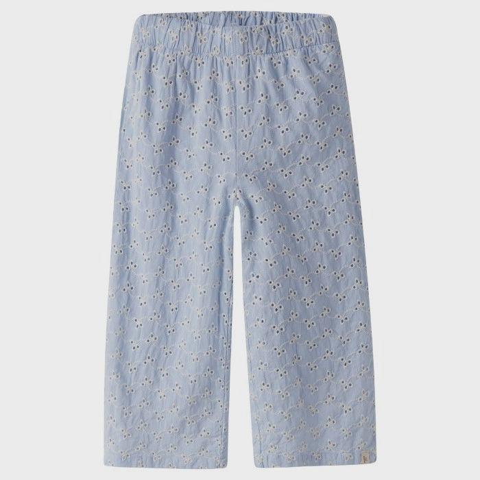 Lil' Atelier Tessie wide pant zen blue