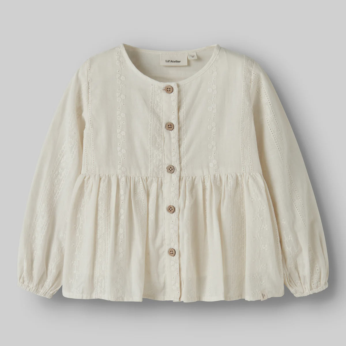 Lil 'atelier | Loba Ls loose shirt turtledove