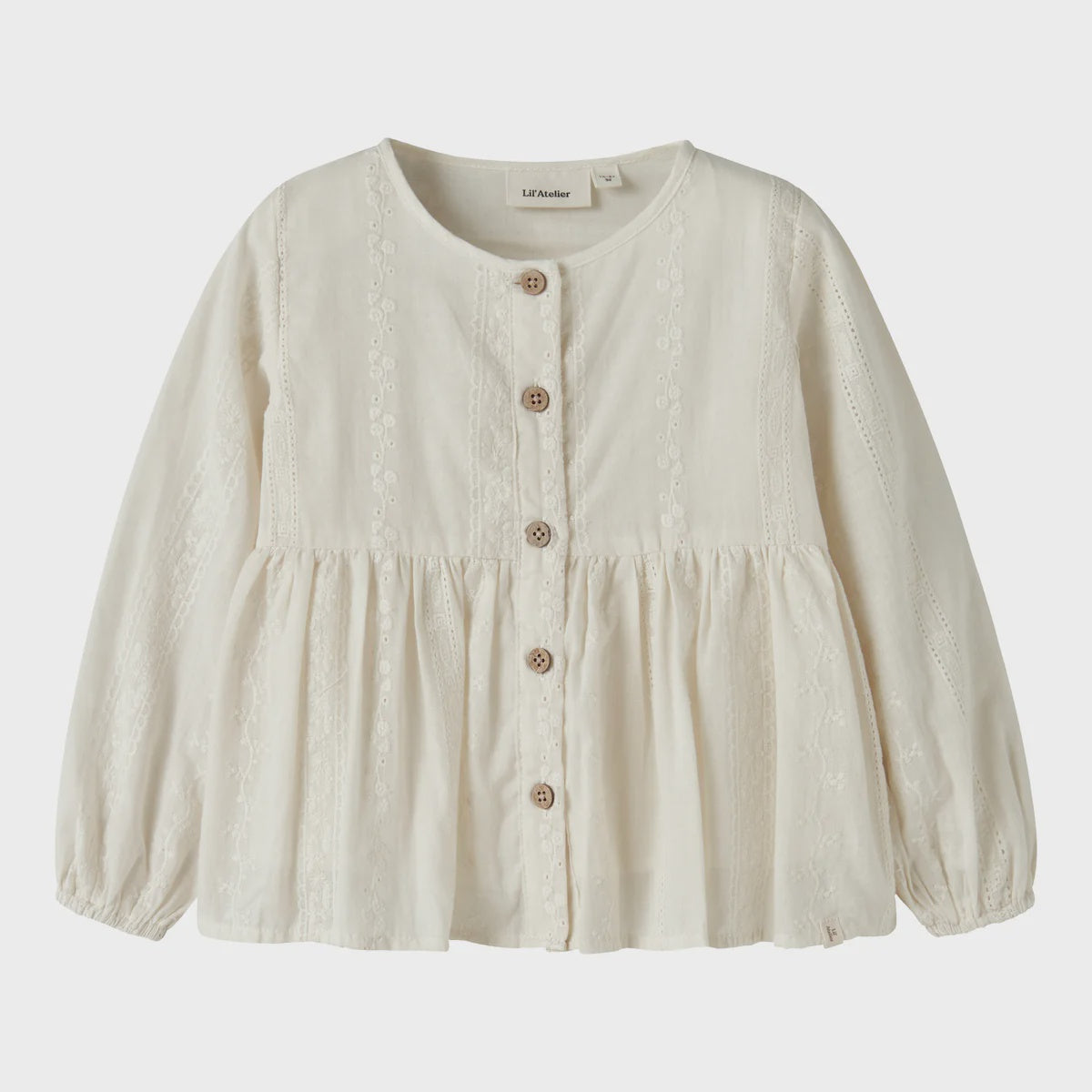 Lil 'atelier | Loba Ls loose shirt turtledove