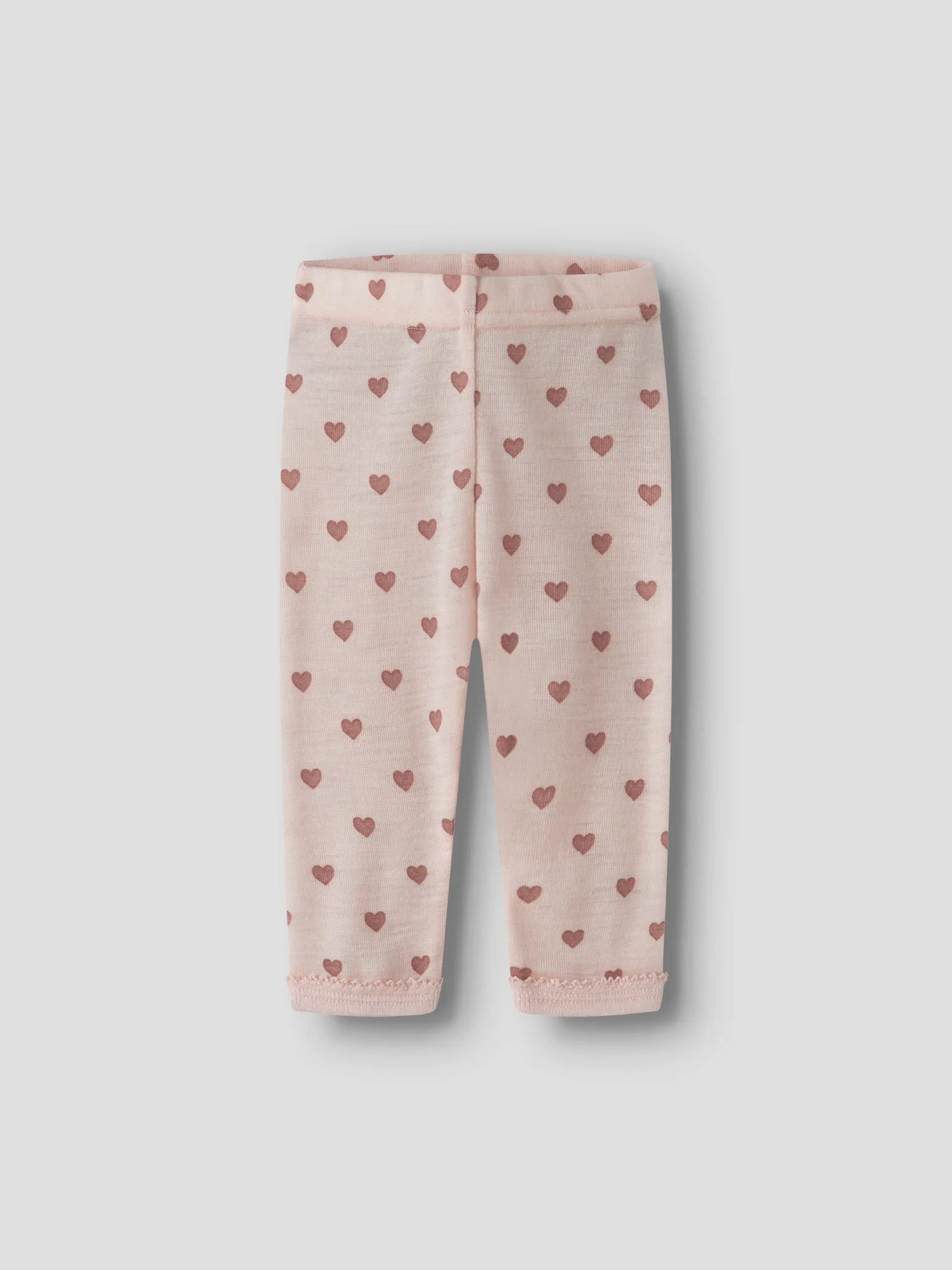 Lil'Atelier | Noel wool legging - Morganite heart