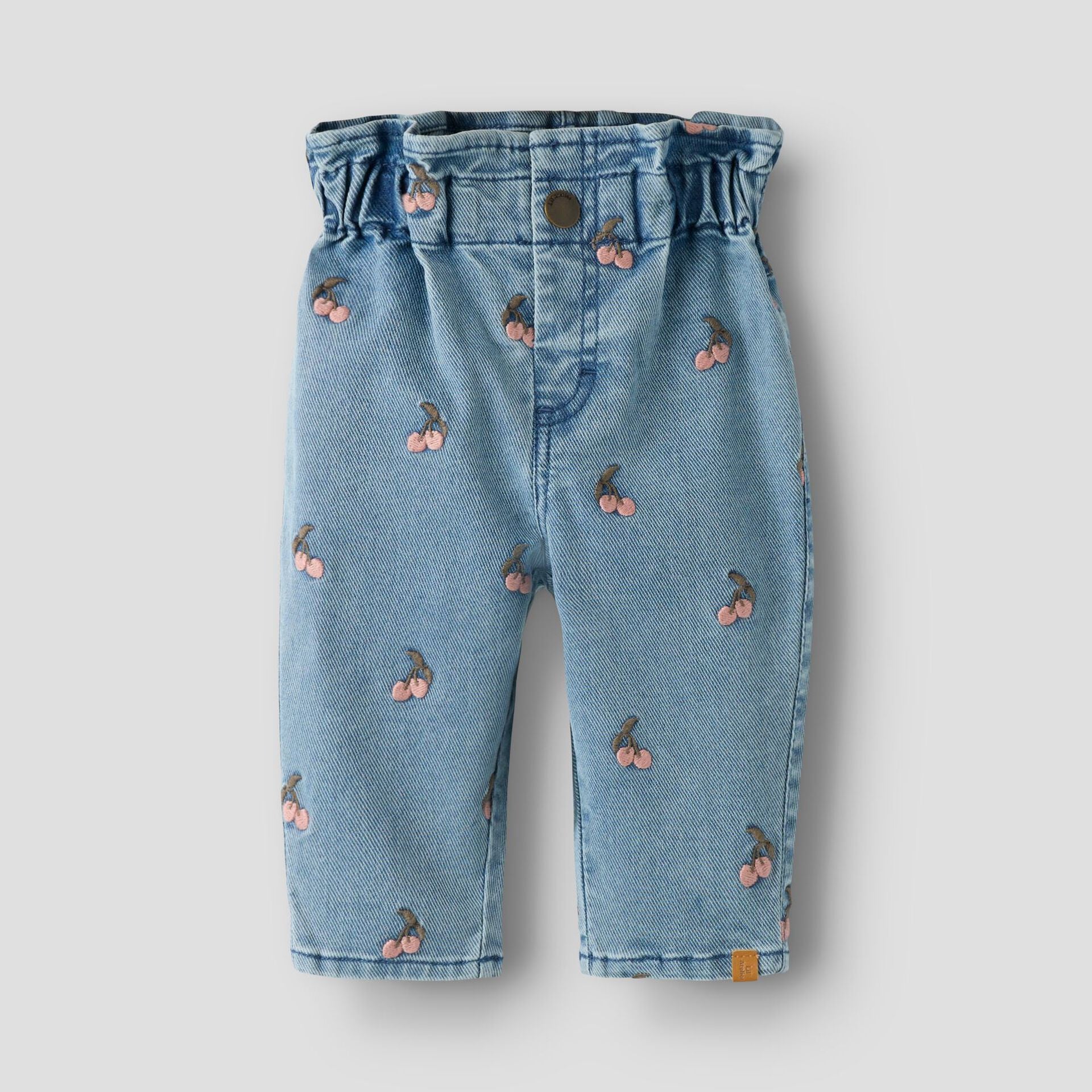 Lil'atelier | Deva loose jeans | Medium blue Den /cherry