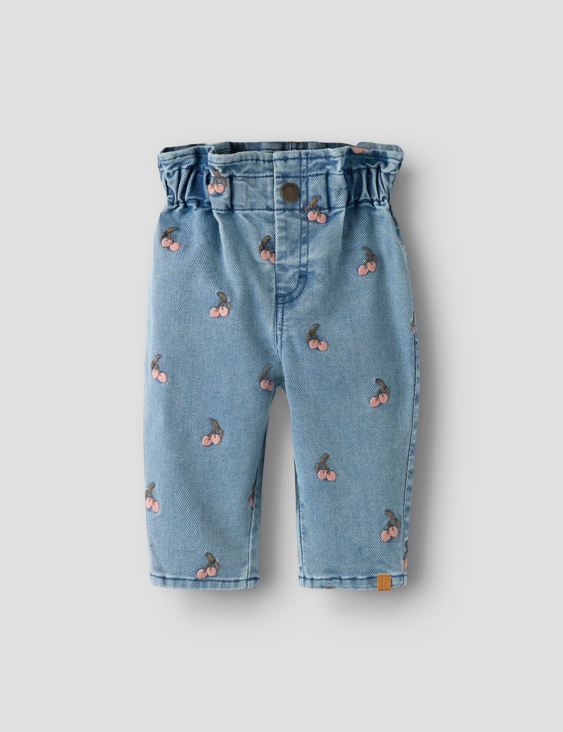 Lil'atelier | Deva loose jeans | Medium blue Den /cherry