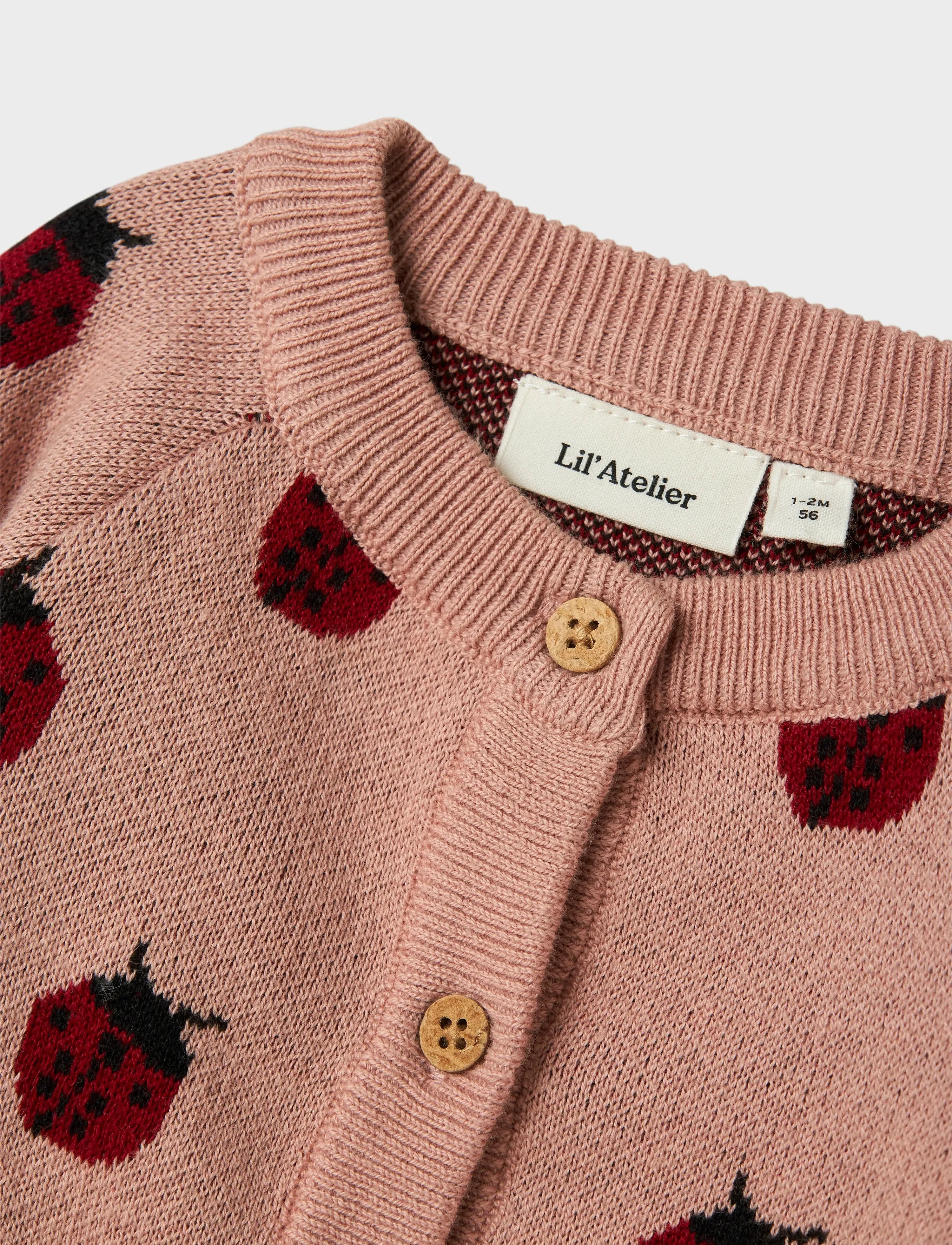 Lil'atelier | Flulio knit vest - Misty rose