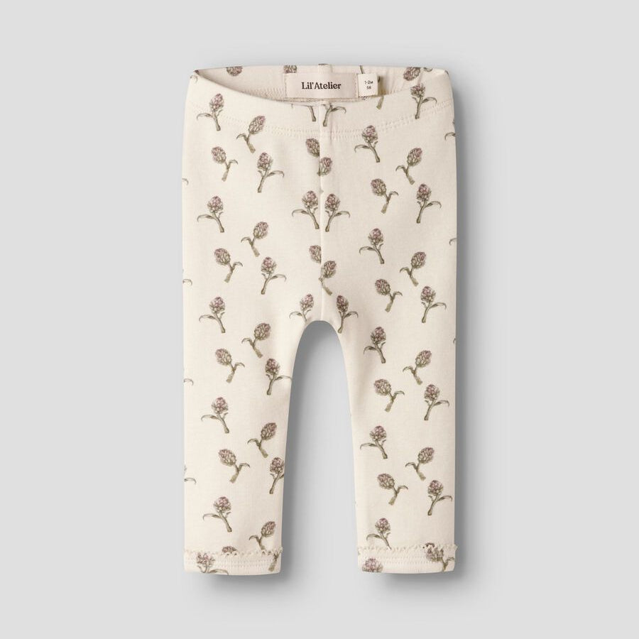 Lil'atelier | Gayo slim legging - turtledove/Artichoke