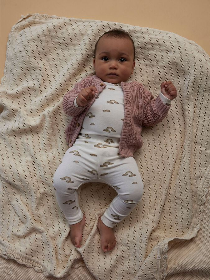 Lil’atelier | Layo Kim slim legging | Coconut milk/rainbow