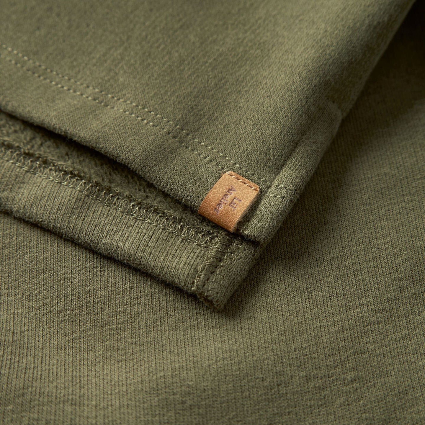 Lil'atelier | London rit loose sweater - winter moss