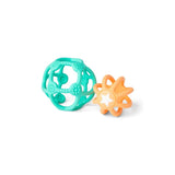 Little L | Set van 2 sensorische ballen | Groen & Oranje
