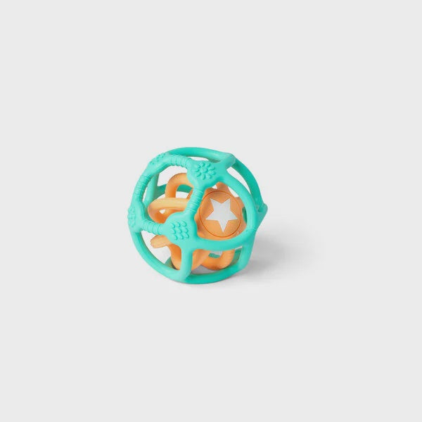 Little L | Set van 2 sensorische ballen | Groen & Oranje