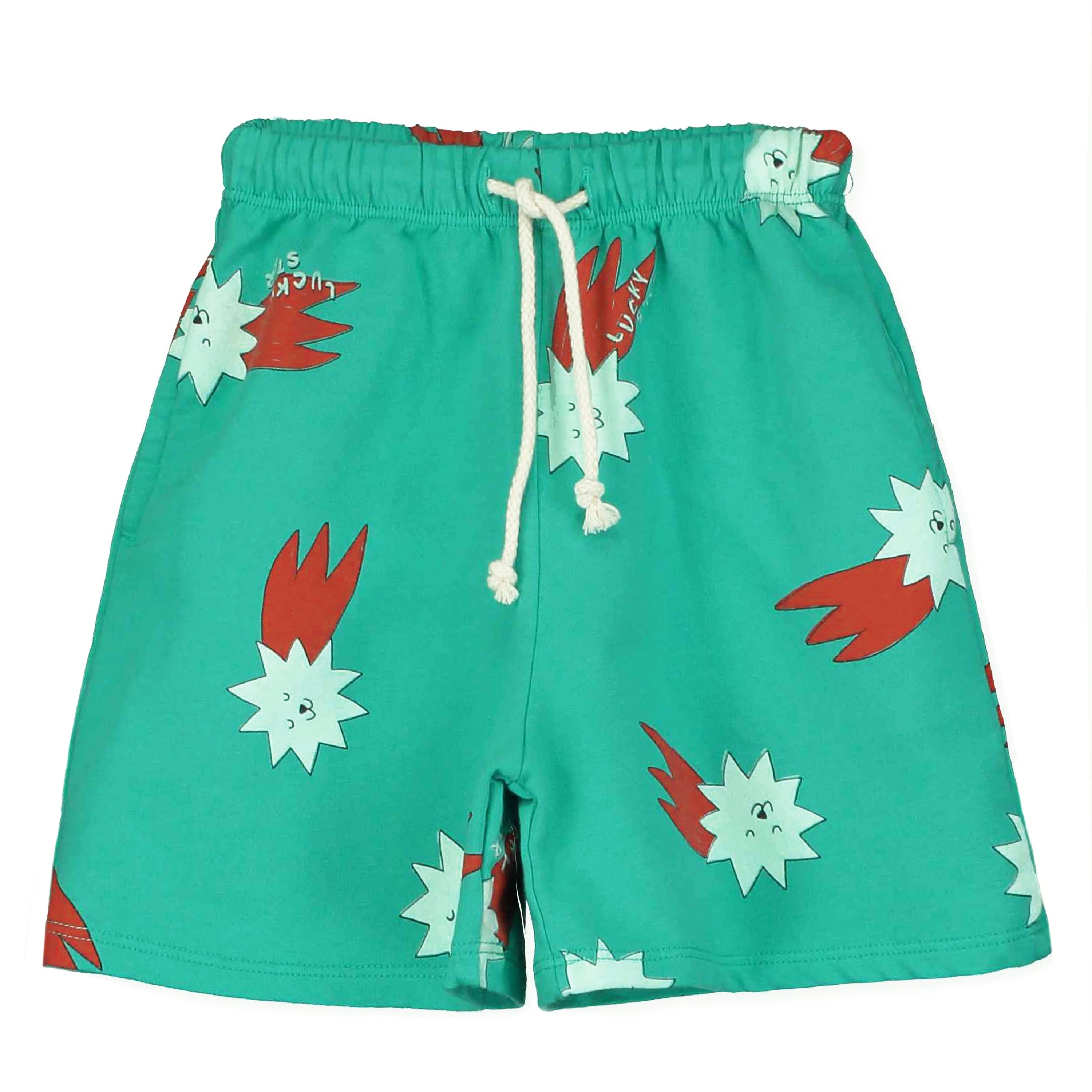 Lotiekids | Bermuda pocket lucky star - green