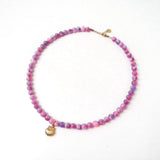 Love Issue - Necklace | Shell fuchsia