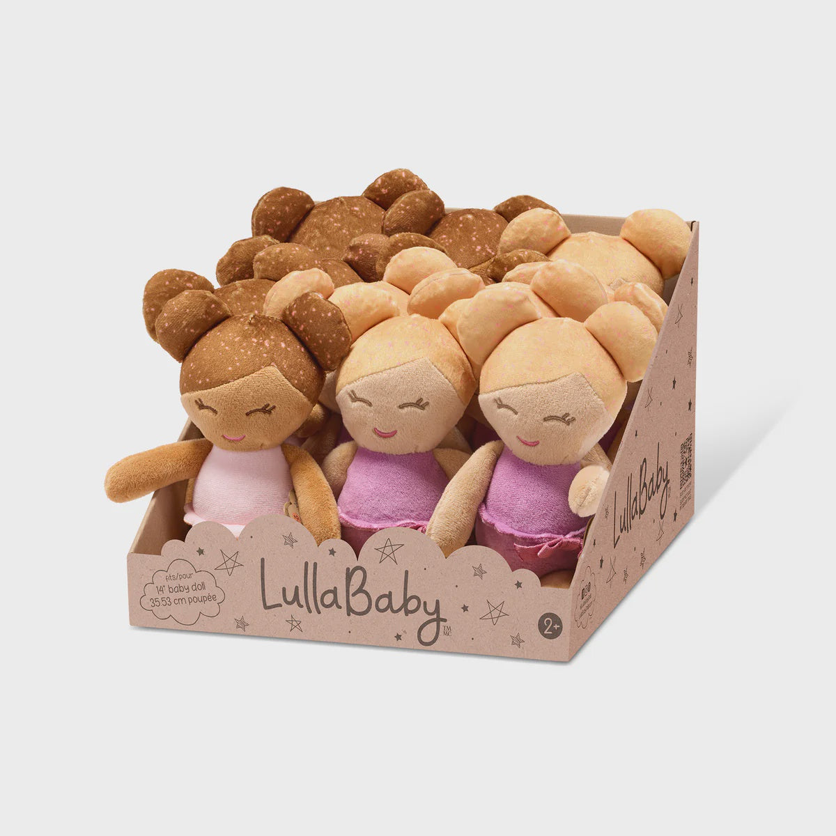 LullaBaby Assortiment Pluche Badpoppen (12 stuks)