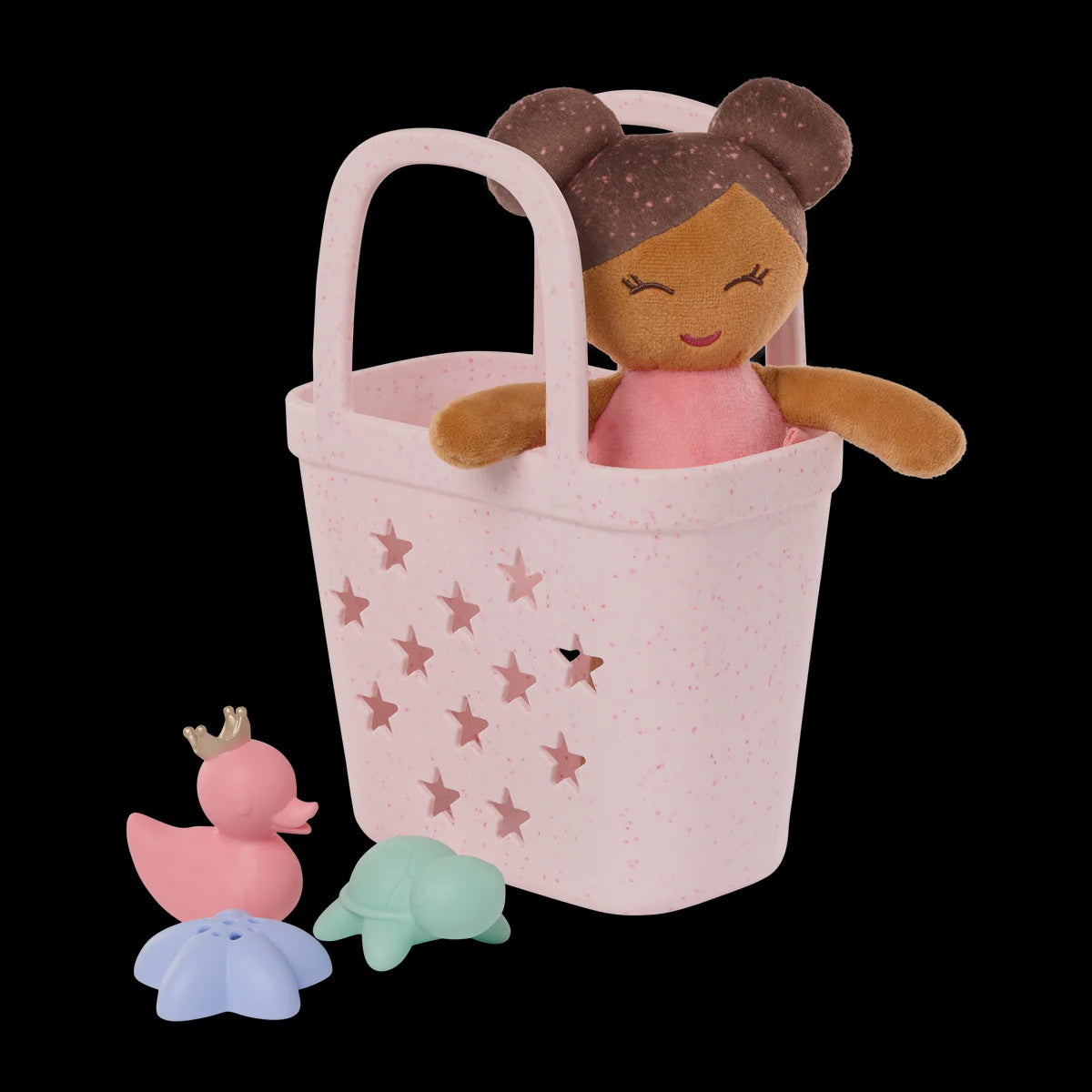 LullaBaby Badpop met Accessoires in Mandje