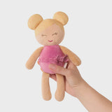 LullaBaby Badpop met Accessoires in Mandje Roze