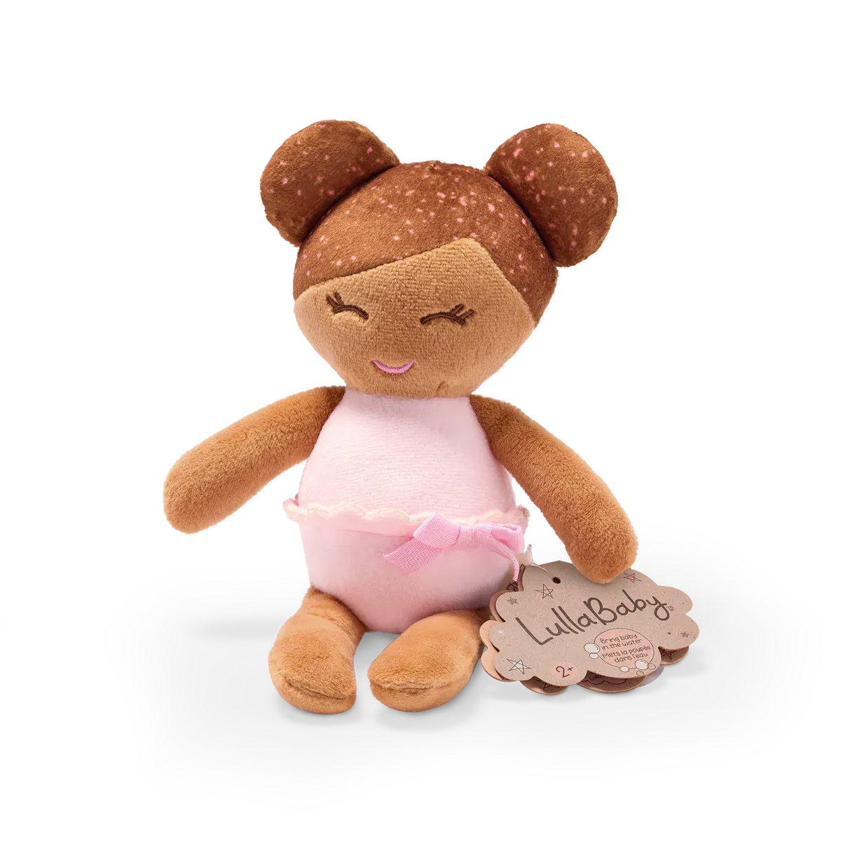 LullaBaby Kleine Pluche Badpop Bruin Haar