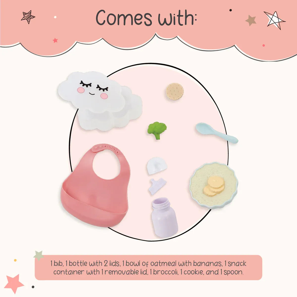 LullaBaby Maaltijd Accessoireset