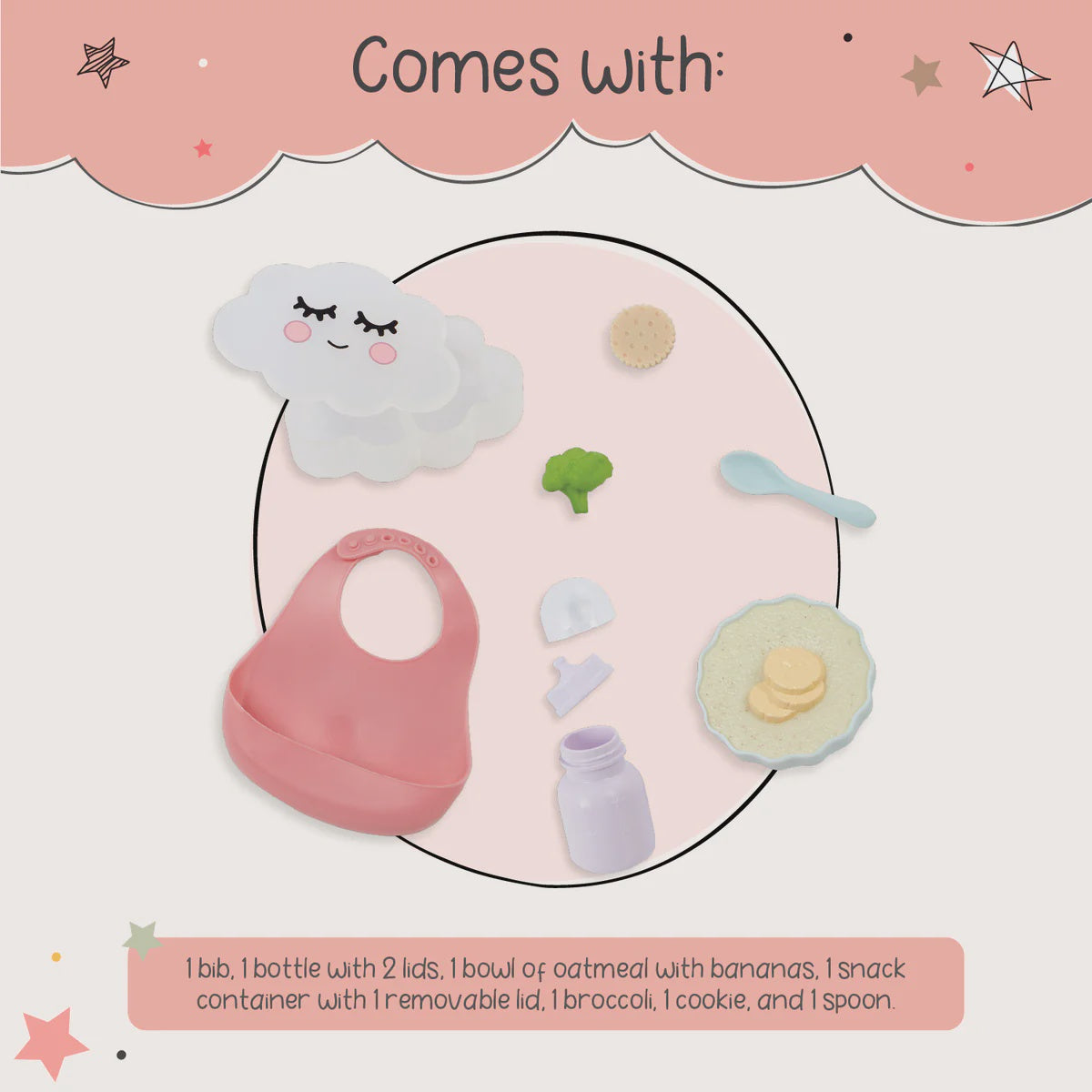 LullaBaby Maaltijd Accessoireset