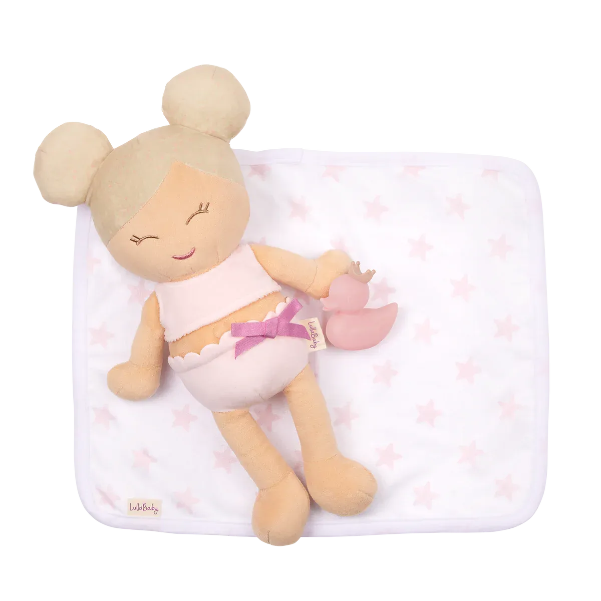 LullaBaby Pluche Badpop met Accessoire (LBY7236)