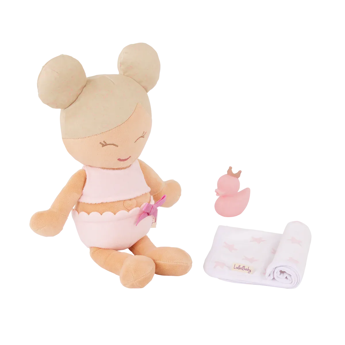 LullaBaby Pluche Badpop met Accessoire (LBY7236)