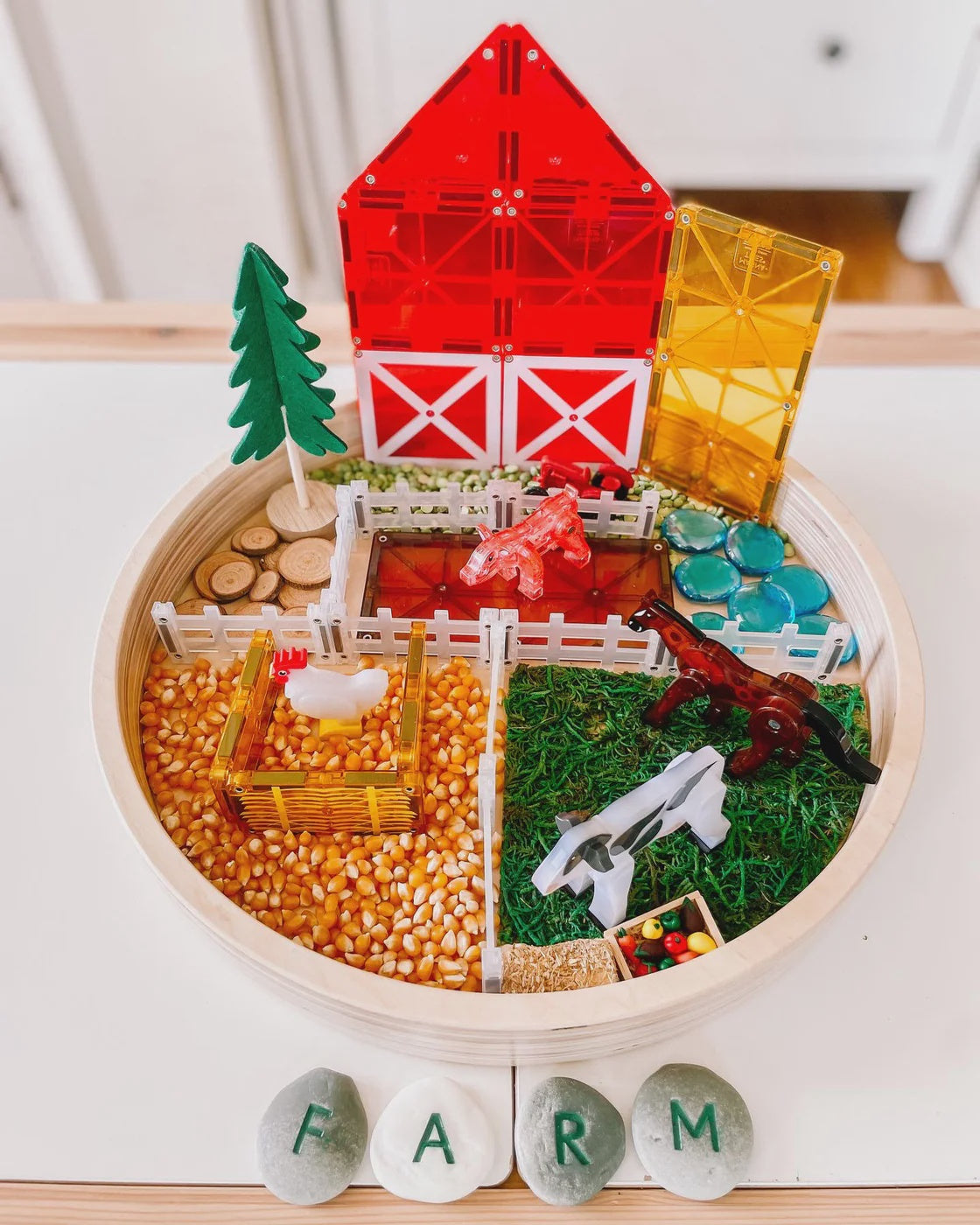 Magnatiles | Farm animals-25 stuks