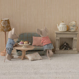 Maileg - Oval coffee table, Mouse - Nature