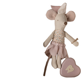 Maileg Tooth fairy mouse, little sister in matchbox