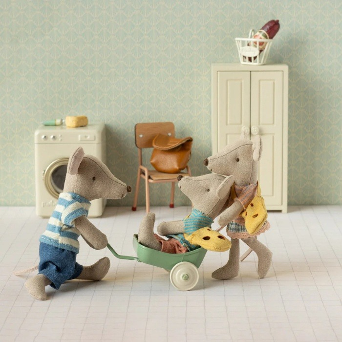 Maileg Tricycle mouse, Big brother, Brown