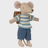 Maileg Tricycle mouse, Big brother, Brown